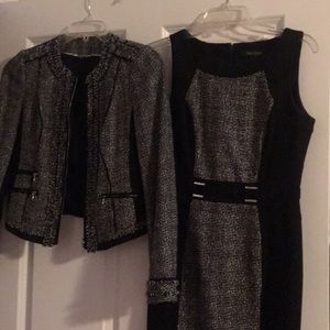 Wool dress with matching jacket